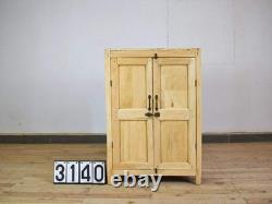 Vintage Rustic Bleached Kitchen Bathroom Cupboard Cabinet Storage