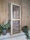 Vintage Rustic Indian Wooden Glazed Shop Display Bathroom Kitchen Wall Cabinet