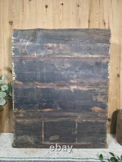 Vintage Rustic Indian Wooden Glazed Shop Display Bathroom Kitchen Wall Cabinet