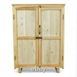 Vintage Rustic Kitchen Bathroom Cupboard Cabinet Storage