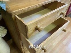 Vintage Rustic Pine Welsh Dresser \ Country Farmhouse Kitchen Pantry Storage