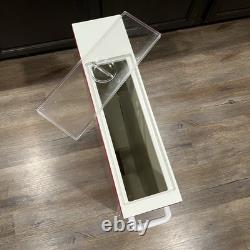 Vintage Samik Rice Dispenser 150g Korean Rice Box Red Retro Kitchen RARE 15x4x26