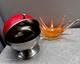 Vintage Set Of Ussr Mid-century Kitchen Decor Sugar Bowl And Glass Splash Vase