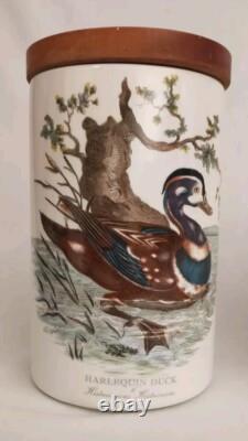 Vintage Set of 5 Portmeirion Birds of Britain Storage Container Canister Jars