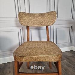 Vintage Set x4 Laitest Retro Dining Kitchen Chairs Mid Century Danish MCM