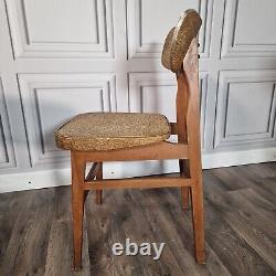 Vintage Set x4 Laitest Retro Dining Kitchen Chairs Mid Century Danish MCM