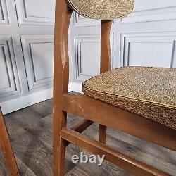 Vintage Set x4 Laitest Retro Dining Kitchen Chairs Mid Century Danish MCM