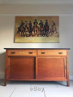 Vintage Shop Counter Drawers Haberdashery Sideboard Kitchen Island Dresser Unit