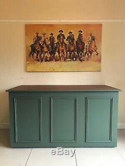 Vintage Shop Counter Haberdashery Kitchen Island Dresser Pigeon Hole Bar Retail