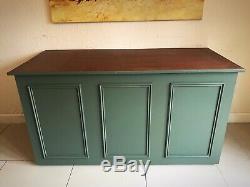 Vintage Shop Counter Haberdashery Kitchen Island Dresser Pigeon Hole Bar Retail