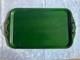 Vintage Showa Green Wooden Tray 30cm X 51cm Retro Kitchen Decor