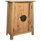 Vintage Side Cabinet Rustic Storage Cupboard Solid Wood Small Buffet Furniture