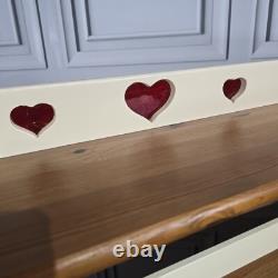 Vintage Sideboard Cabinet Shabby Chic Solid Pine Wooden Kitchen Washstand Retro