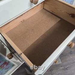 Vintage Sideboard Cabinet Shabby Chic Solid Pine Wooden Kitchen Washstand Retro