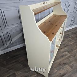 Vintage Sideboard Cabinet Shabby Chic Solid Pine Wooden Kitchen Washstand Retro