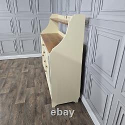 Vintage Sideboard Cabinet Shabby Chic Solid Pine Wooden Kitchen Washstand Retro