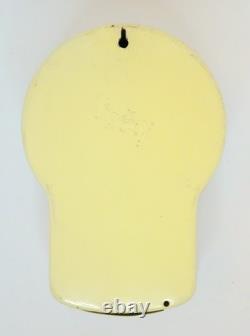 Vintage Smiths Enfield Cream 1950s 1960s Kitchen Wall Clock Enamel Metal MCM