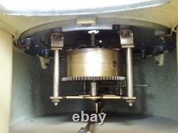 Vintage Smiths Enfield Cream 1950s 1960s Kitchen Wall Clock Enamel Metal MCM