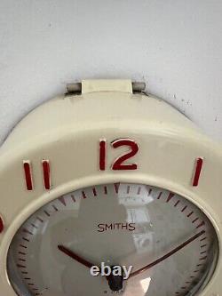 Vintage Smiths Enfield Kitchen Wall Clock Excellent Original Working Condition