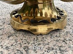 Vintage Solid BRASS PARTY PUNCH BOWL with 12 cups + Ladle BBQ Decor WEDDING 21