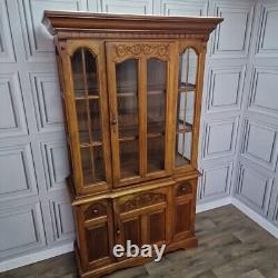 Vintage Solid Wood Antique Style Dresser Farmhouse Wall Display Unit Kitchen