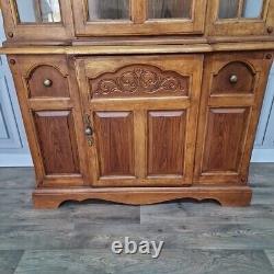 Vintage Solid Wood Antique Style Dresser Farmhouse Wall Display Unit Kitchen