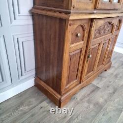 Vintage Solid Wood Antique Style Dresser Farmhouse Wall Display Unit Kitchen