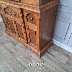 Vintage Solid Wood Antique Style Dresser Farmhouse Wall Display Unit Kitchen