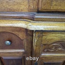 Vintage Solid Wood Antique Style Dresser Farmhouse Wall Display Unit Kitchen