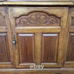 Vintage Solid Wood Antique Style Dresser Farmhouse Wall Display Unit Kitchen