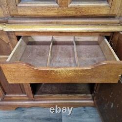 Vintage Solid Wood Antique Style Dresser Farmhouse Wall Display Unit Kitchen