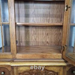 Vintage Solid Wood Antique Style Dresser Farmhouse Wall Display Unit Kitchen