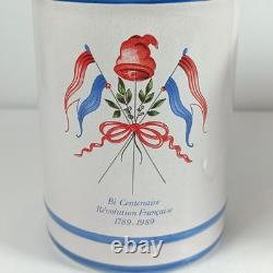 Vintage St Clement French Revolution Bicentennial Apothecary Canister Jars Set 3