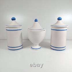 Vintage St Clement French Revolution Bicentennial Apothecary Canister Jars Set 3