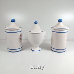 Vintage St Clement French Revolution Bicentennial Apothecary Canister Jars Set 3