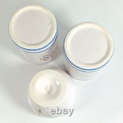Vintage St Clement French Revolution Bicentennial Apothecary Canister Jars Set 3