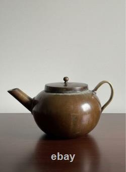 Vintage-Style Brass Kettle Retro Pot Kitchen Decor
