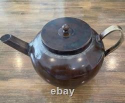 Vintage-Style Brass Kettle Retro Pot Kitchen Decor
