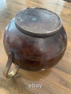 Vintage-Style Brass Kettle Retro Pot Kitchen Decor