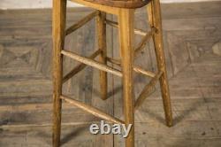 Vintage Style Oak Lab Stools Bar Stools Breakfast Bar Stools School Stools