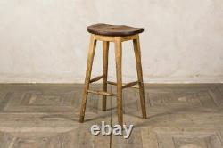 Vintage Style Oak Lab Stools Bar Stools Breakfast Bar Stools School Stools