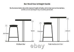 Vintage Style Oak Lab Stools Bar Stools Breakfast Bar Stools School Stools