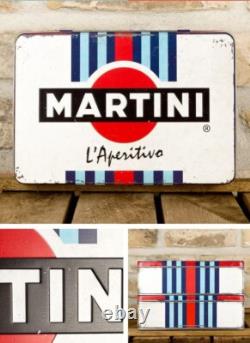 Vintage Style Retro Lidded Storage Tin Martini L'Aperitivo Classic Brand