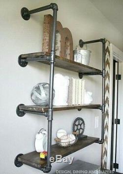 Vintage Style Shelf / Shelves / Bookcase Made Using Industrial Pipe Fittings