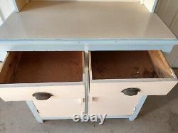 Vintage Swedish Large Free Standing Kitchen Dresser Cupboards Drawers Larder