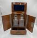 Vintage Tantalus Cabinet With Drawer And Tray, See Description