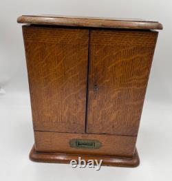 Vintage Tantalus Cabinet with Drawer and Tray, see description