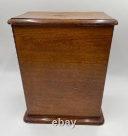 Vintage Tantalus Cabinet with Drawer and Tray, see description