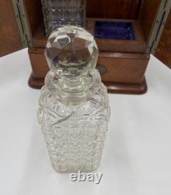 Vintage Tantalus Cabinet with Drawer and Tray, see description