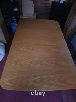 Vintage Teak Dining Kitchen Table Drop Leaf Retro Mid Century 60s 70s